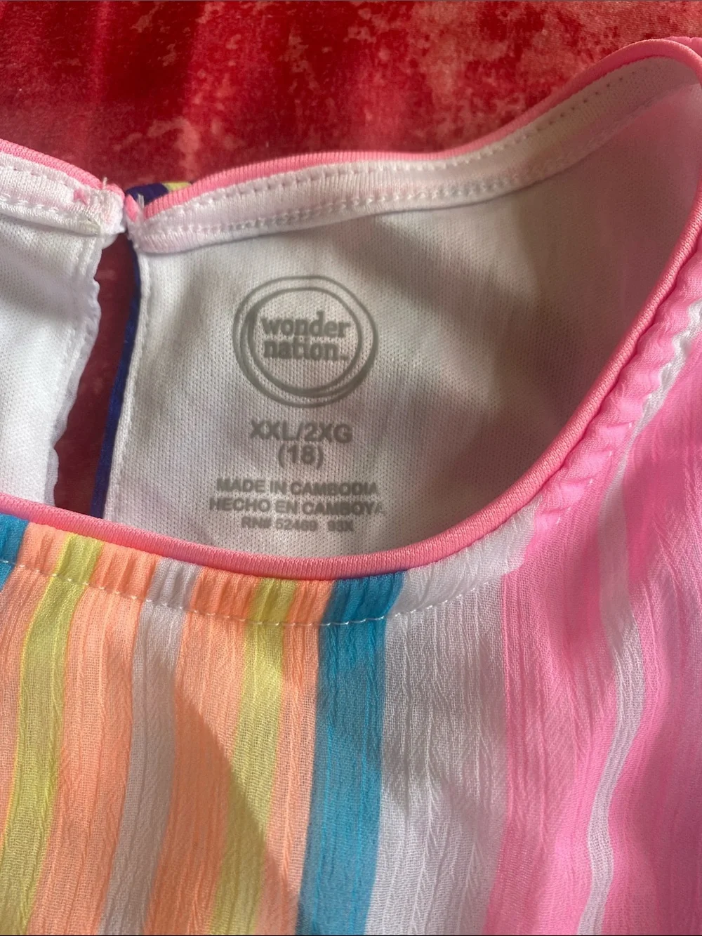 Gymboree Colorful Vertical Stripe Tiered Dress